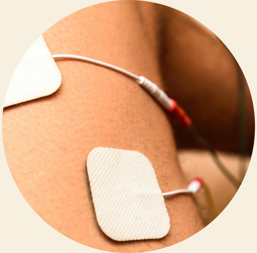 Durchblutung anregen durch Elektrotherapie